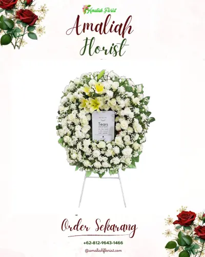Krans Bunga Duka Cita di Parakan Wetan
