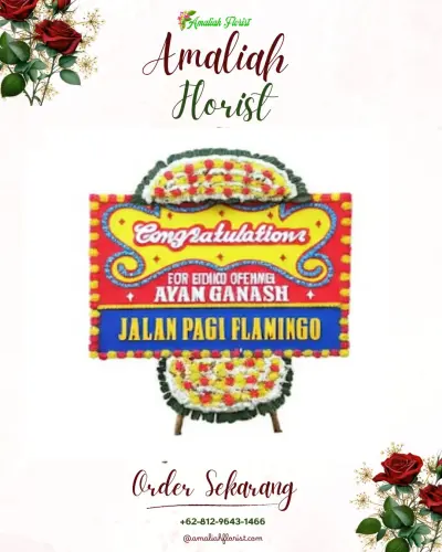 Bunga Papan Congratulation di Parakan Wetan